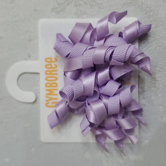Gymboree Lot of (4) Sets of Curly Ribbon Multicolor Hair Clips - Picture 5 of 7